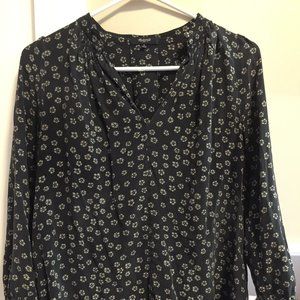 Madewell Silk Floral Blouse